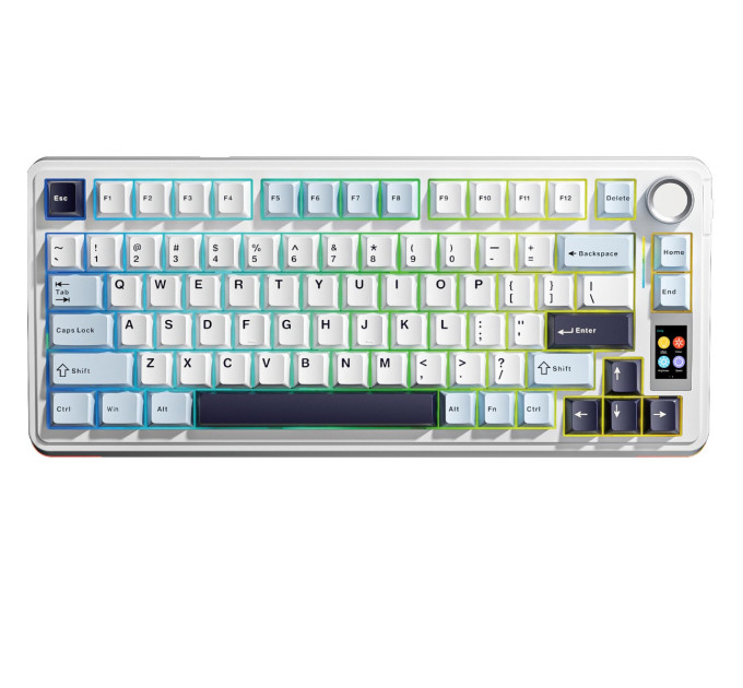 Aula Клавіатура бездротова Aula S75 Pro White (6978080502148)