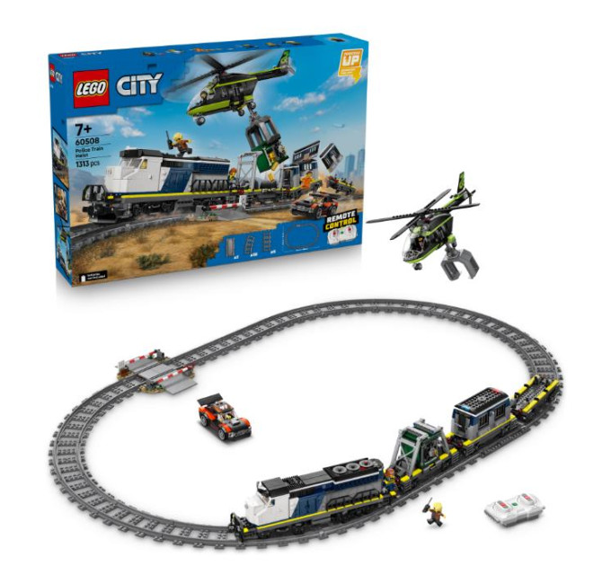 LEGO Конструктор LEGO City Пограбування поліцейського поїзда (60508) LEGO Конструктор LEGO City Пограбування поліцейського поїзда (60508)
