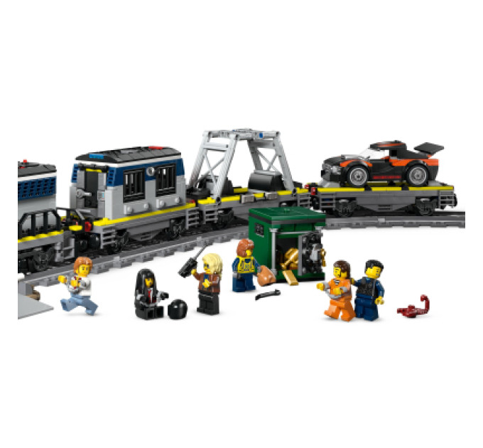 LEGO Конструктор LEGO City Пограбування поліцейського поїзда (60508)