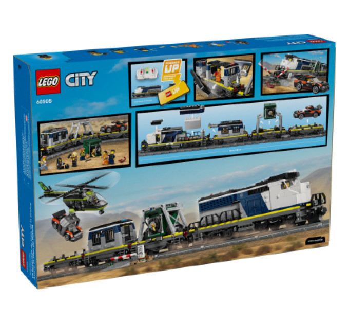 LEGO Конструктор LEGO City Пограбування поліцейського поїзда (60508)