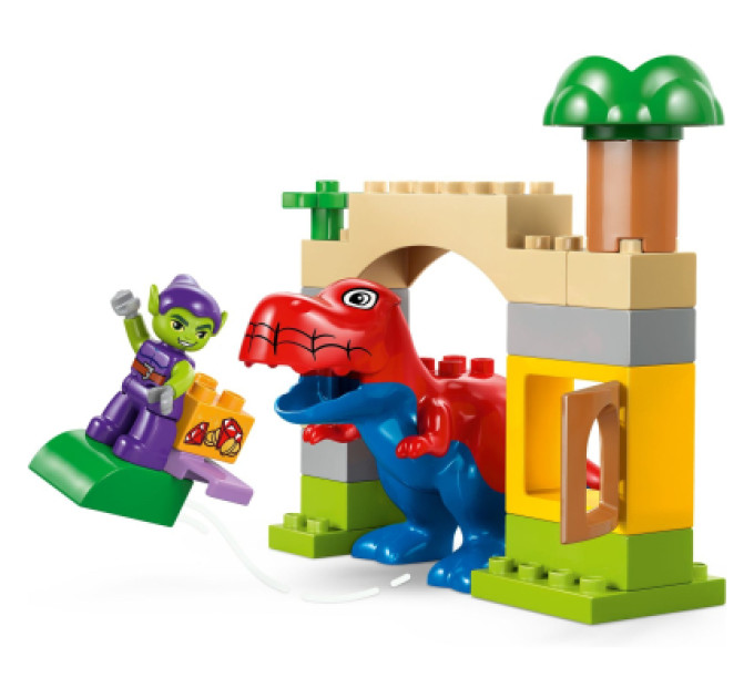 LEGO Конструктор LEGO DUPLO Marvel Динозавр Spidey-Rex проти Зеленого Гобліна (10463)
