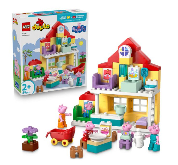 LEGO Конструктор LEGO DUPLO Peppa Pig Сімейний будинок (10467)