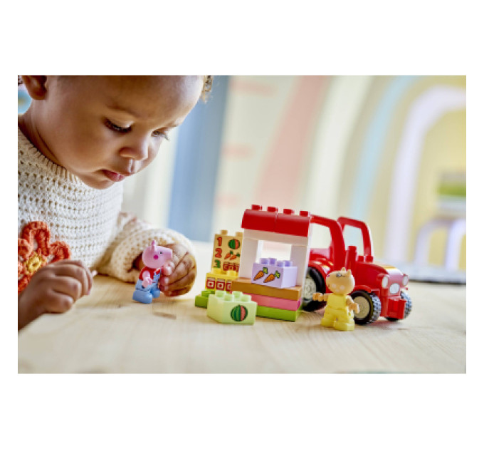 LEGO Конструктор LEGO DUPLO Peppa Pig Трактор і ринок (10468)