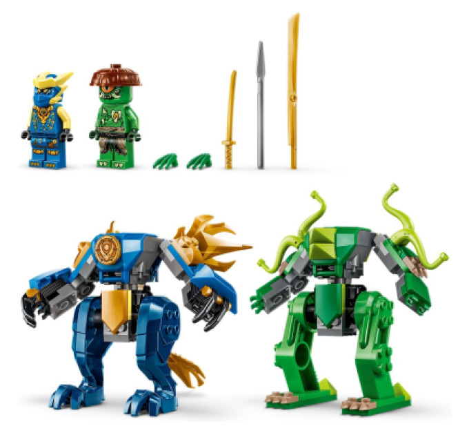 LEGO Конструктор LEGO Ninjago Битва робота дракона Джея (71853)