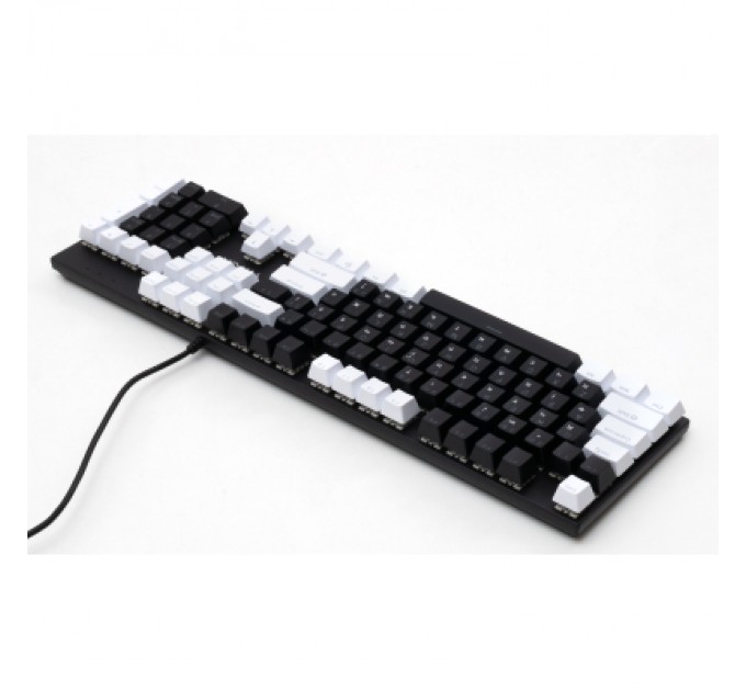 Клавіатура Vinga KBGM-095 LED Brown Switch USB White/Black (KBGM-095BR White/Black)