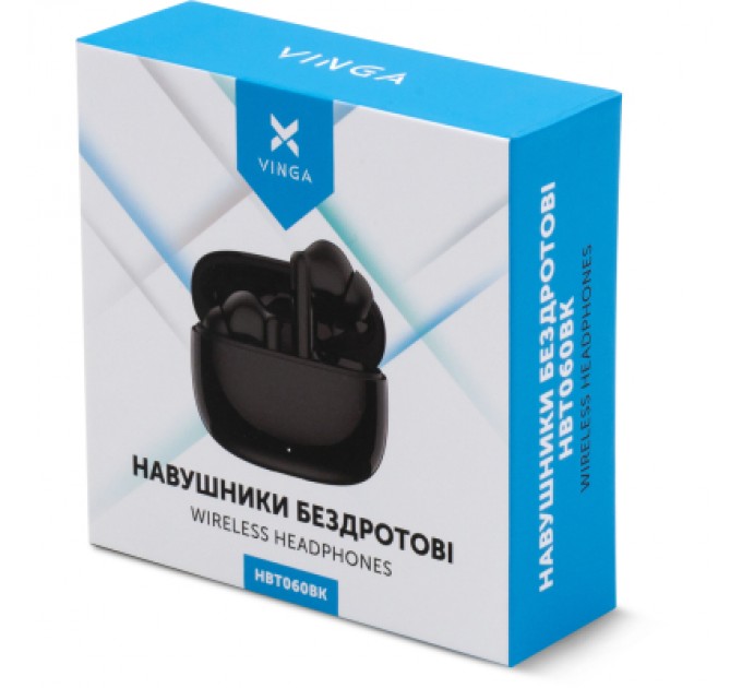 Навушники Vinga HBT060 Bluetooth Black (HBT060BK)