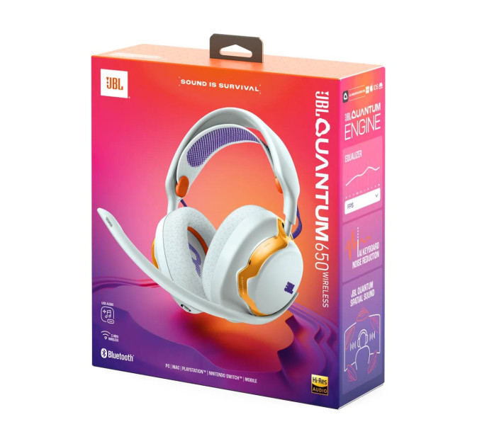 JBL Навушники з БТ та мікрофоном JBL JBLQTUM650TEL