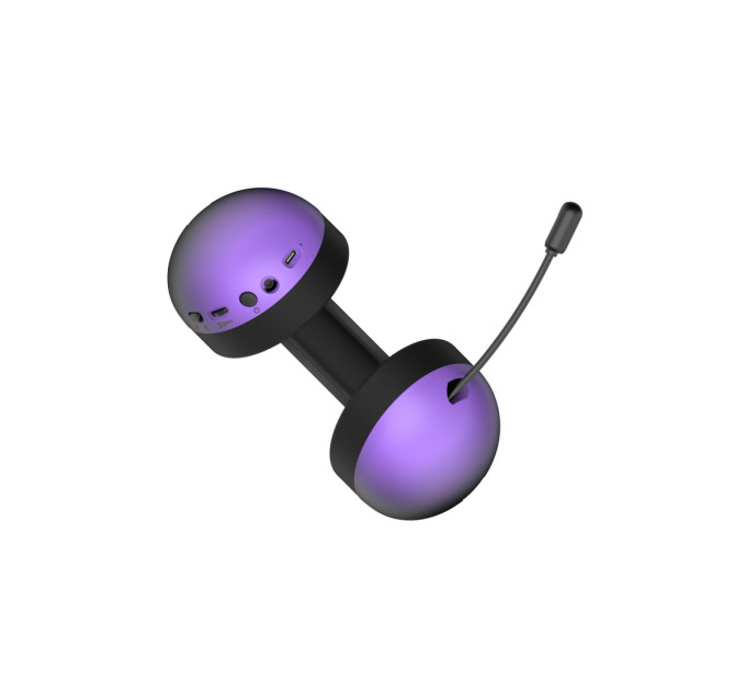 Hator Bluetooth-гарнiтура Hator Hellyberry HH30 Pro Wireless Black/Violet (HH30_PRO_wireless_BV)