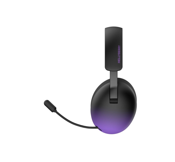 Hator Bluetooth-гарнiтура Hator Hellyberry HH30 Pro Wireless Black/Violet (HH30_PRO_wireless_BV)