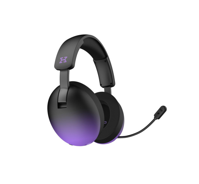 Hator Bluetooth-гарнiтура Hator Hellyberry HH30 Pro Wireless Black/Violet (HH30_PRO_wireless_BV)