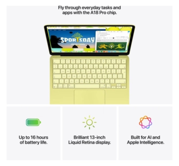Apple Ноутбук Apple MacBook Neo A3404 (MHFD4UA/A)