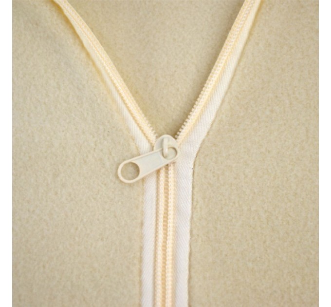 Плед Bergamo подушка Mild флісовий 150 х 180 см Піщано-бежевий (202312pl-17)