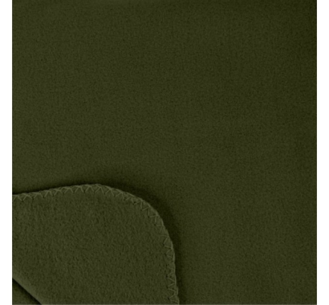 Плед Bergamo подушка Mild флісовий 150 х 180 см Хакі (202312pl-25)