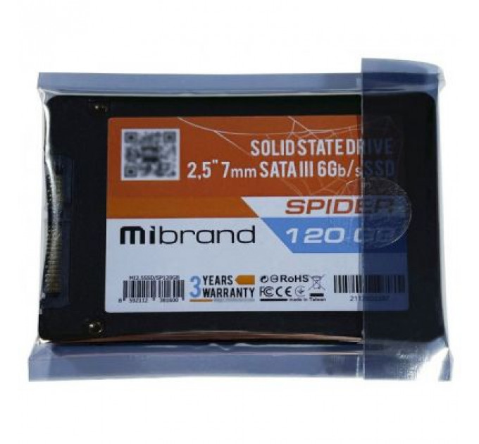 Накопичувач SSD 2.5" 120GB Mibrand (MI2.5SSD/SP120GB)
