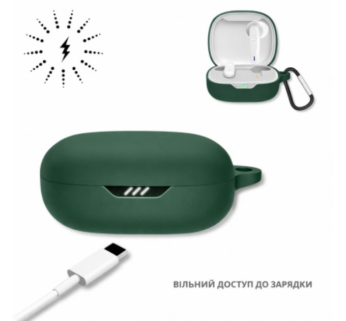 Чохол для навушників BeCover для JBL Wave Flex 2 Dark Green (715029)