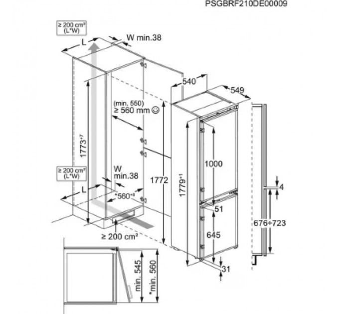 Холодильник Electrolux LNG7TE18S