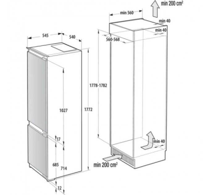 Холодильник Gorenje NRKI517E42