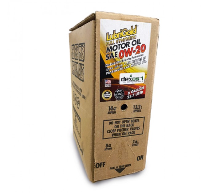Моторна олива Coastal LubriGold 0W20 Full Synthetic G3GF6SP 22,71л
