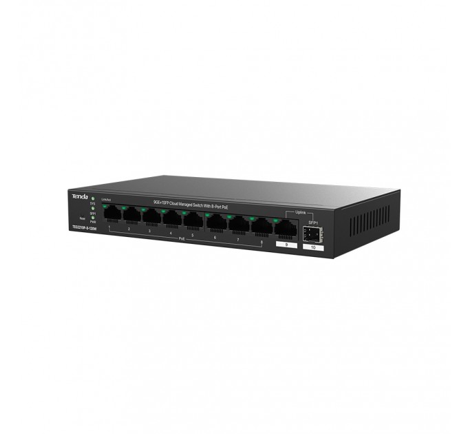 Комутатор Tenda TEG2210P-8-120W
