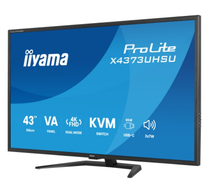 Монітор iiyama X4373UHSU-B2