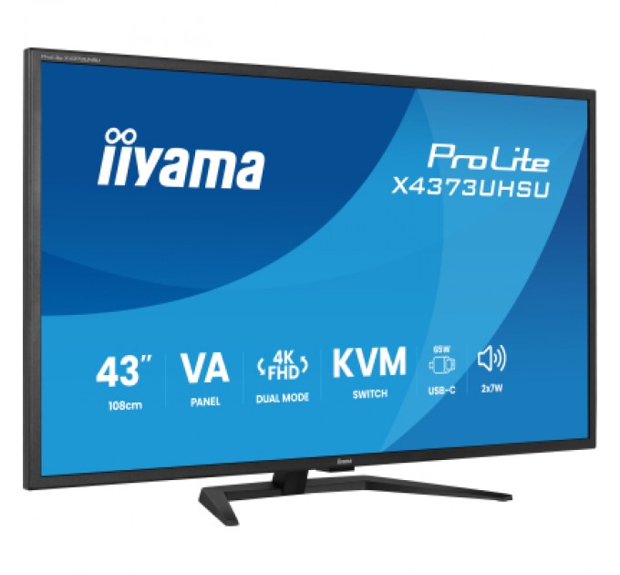 Монітор iiyama X4373UHSU-B2