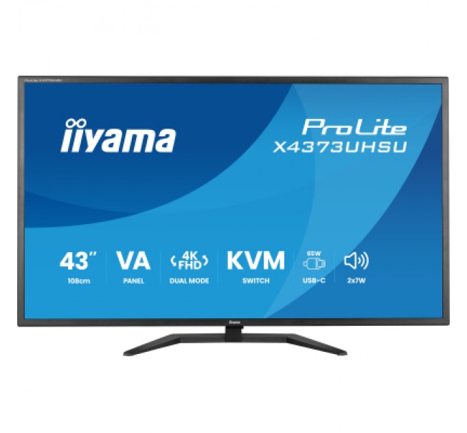 Монітор iiyama X4373UHSU-B2