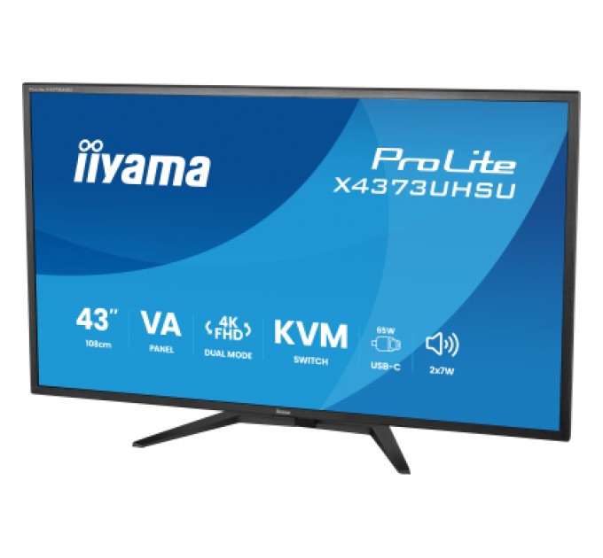 Монітор iiyama X4373UHSU-B2