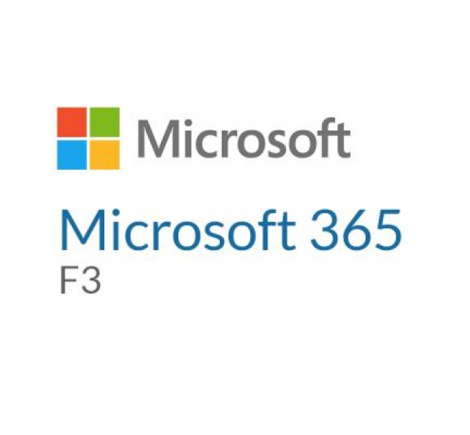Офісний додаток Microsoft 365 F3 P1Y Annual License (CFQ7TTC0LH05_0001_P1Y_A)
