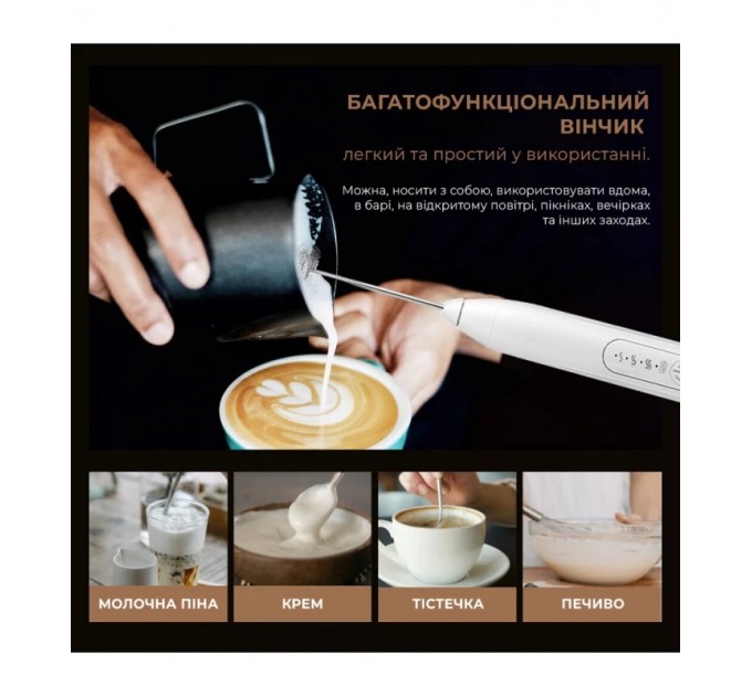 Капучінатор (спінювач молока) Ikos 0013-DAH