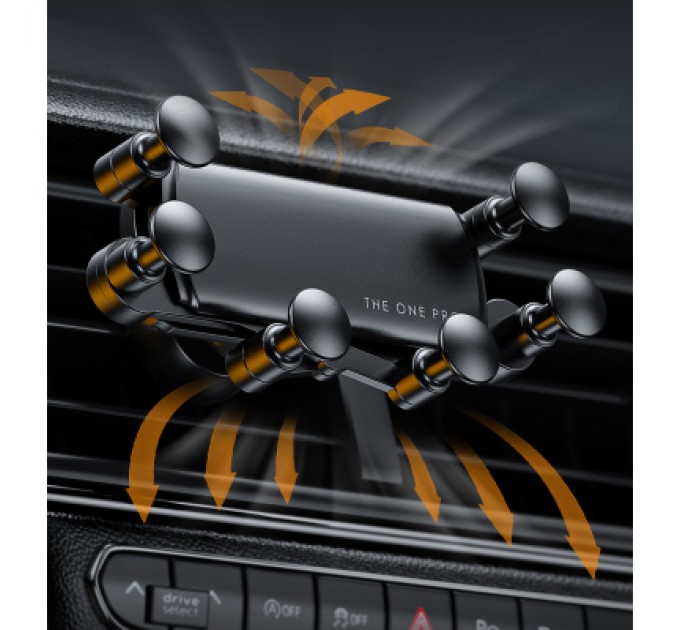 Універсальний автотримач Essager Tourist Gravity Car Mount Phone Holder Black (EZJZL-TR01)