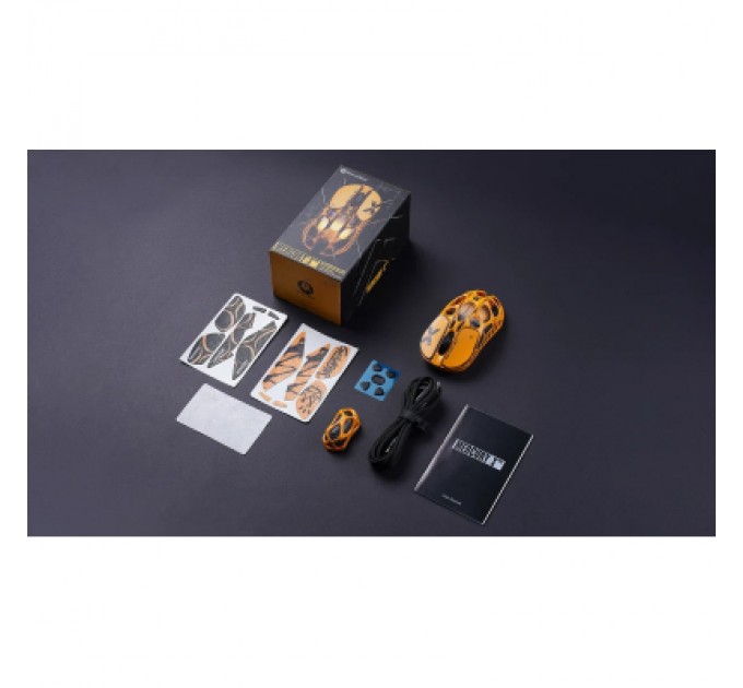 Мишка GravaStar Mercury X Pro 8K RGB Wireless/Bluetooth/USB Battle-Worn Yellow (GS_X_PRO_YLW)