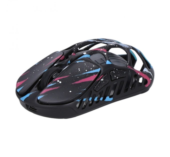 Мишка GravaStar Mercury X Pro 8K RGB Wireless/Bluetooth/USB Neon Graffiti (GS_X_PRO_CG_BLK)