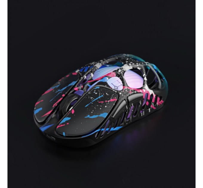 Мишка GravaStar Mercury X Pro 8K RGB Wireless/Bluetooth/USB Neon Graffiti (GS_X_PRO_CG_BLK)