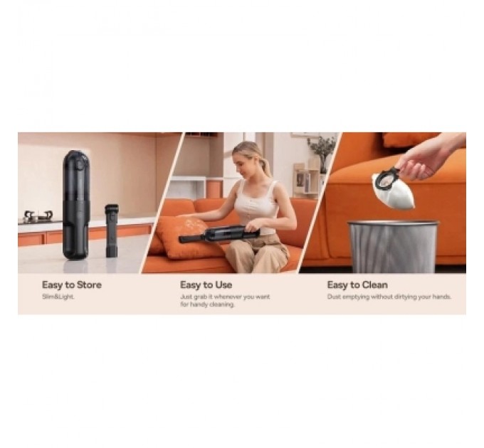 Пилосос Baseus AP01 Handy Vacuum Cleaner (5000pa) Black (C30450100111-00)