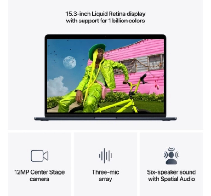 Apple Ноутбук Apple MacBook Air 15 M5 A3448 Sky Blue (MDVT4UA/A)