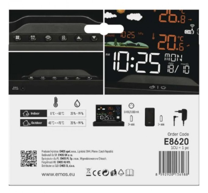 Метеостанція EMOS E8620