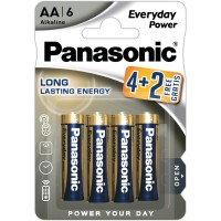 Батарейка Panasonic AA Everyday Power * 6 (LR6REE/6B2F)