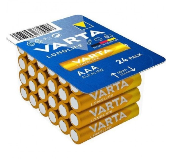Батарейка Varta AAA Longlife лужна * 24 (04103301134)