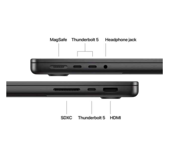 Apple Ноутбук Apple MacBook Pro 14 A3427 M5 Max Space Black (MGDU4UA/A)