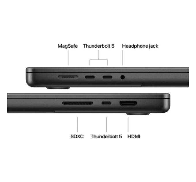 Apple Ноутбук Apple MacBook Pro 16 A3429 M5 Max Space Black (MGED4UA/A)