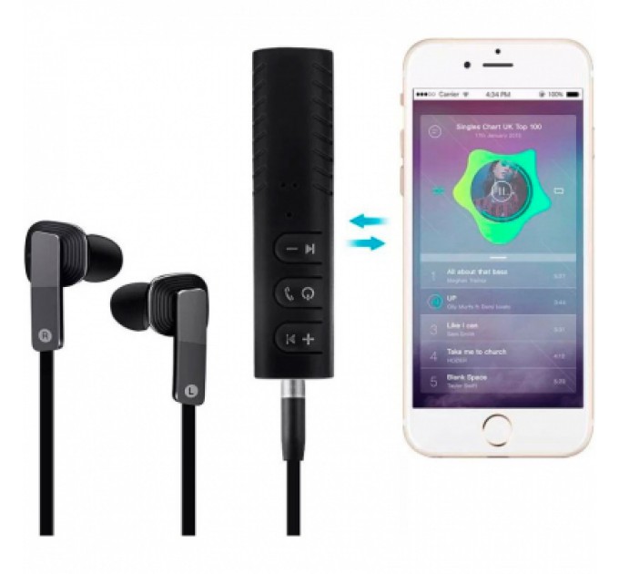 Bluetooth-адаптер Dynamode Bluetooth 4.1 аудио AUX 3.5 мм jack (BT-AUX) (BT-AUX)