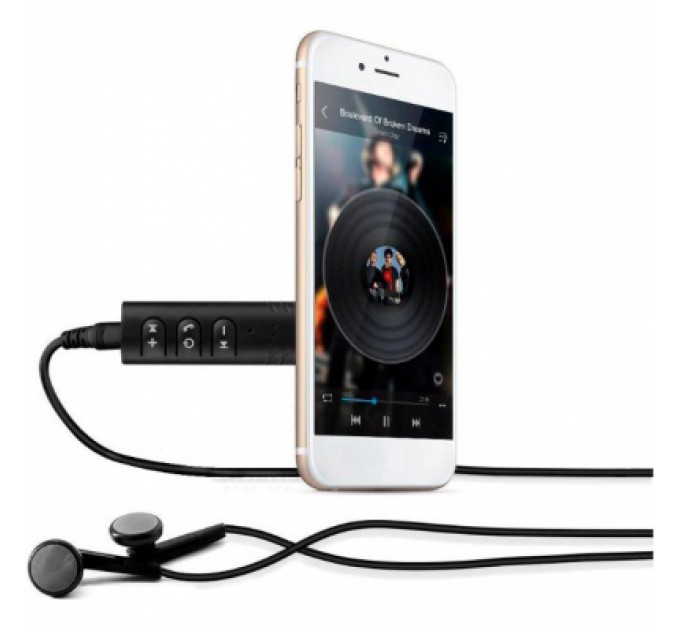 Bluetooth-адаптер Dynamode Bluetooth 4.1 аудио AUX 3.5 мм jack (BT-AUX) (BT-AUX)