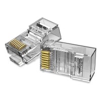 Конектор Cat.6 UTP RJ45 Modular Plug Transparent 10 Pack VENTION (IDDR0-10)