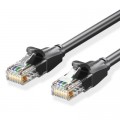 Патч-корд Flat Cat.6 UTP Patch Cable 1M Black VENTION (IBABF)