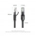Патч-корд Flat Cat.6 UTP Patch Cable 1M Black VENTION (IBABF)