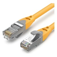 Патч-корд Cat.6A SFTP Patch Cable 0.3M Yellow VENTION (IBHYAA)