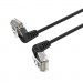 Патч-корд Cat6A UTP Rotate Right Angle Ethernet Patch Cable 1.5M Black Slim Type VENTION (IBOBG)