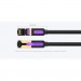 Патч-корд Cat.7 SFTP Patch Cable 1M Black VENTION (ICDBF)