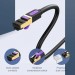 Патч-корд Cat.7 SFTP Patch Cable 1M Black VENTION (ICDBF)