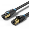 Патч-корд Cat.8 SFTP Patch Cable 1.5M Black VENTION (IKABG)
